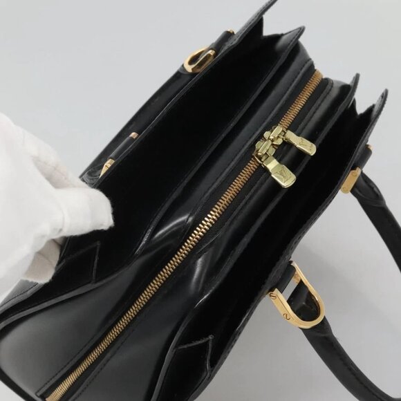 LOUIS VUITTON Epi Pont Neuf Hand Bag Black M52052 LV Auth ep8561 - Picture 8 of 14